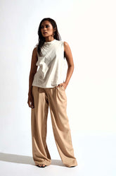 Sleeveless T-Shirt - White